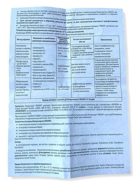 Биофунгицид ВРАЧА 25г БИОТЕХ АКТИВ 122042 фото